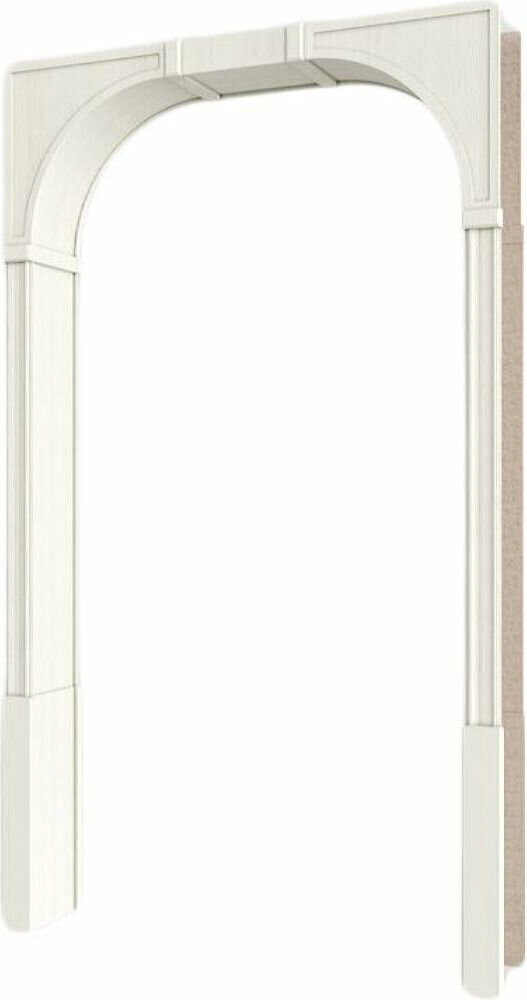 Дверная арка Порту стандарт Мелинга белая 400x1200 мм