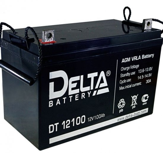 Аккумулятор Delta DT 12100