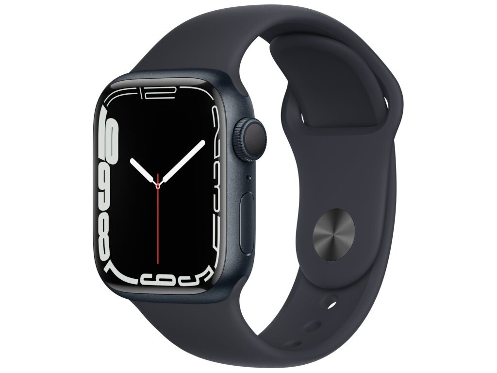 Умные часы APPLE Watch Series 7 41mm Midnight Aluminium Case with Midnight Sport Band