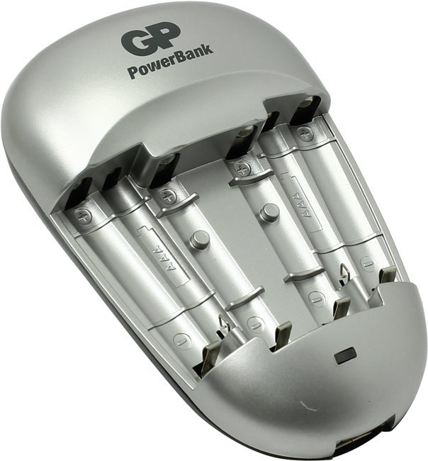Комплект ЗУ + аккумуляторы GP PowerBank Quick3
