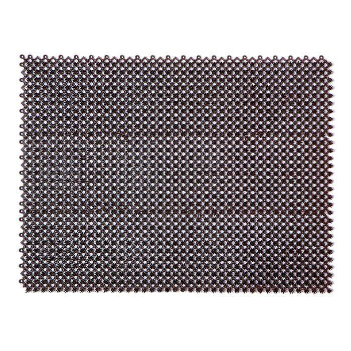 Покрытие ковровое щетинистое без основы «Травка», 40×53 см, цвет коричневый - фотография № 3