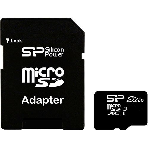 Карта памяти microSDXC 128Gb Class10 Silicon Power SP128GBSTXBU1V10SP + adapter Card Reader SP128GBSTXBU1V10SP