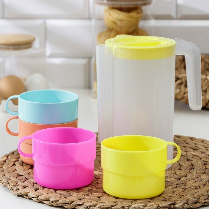 фото Набор «Турист»: Кувшин 1,2 л, 4 кружки