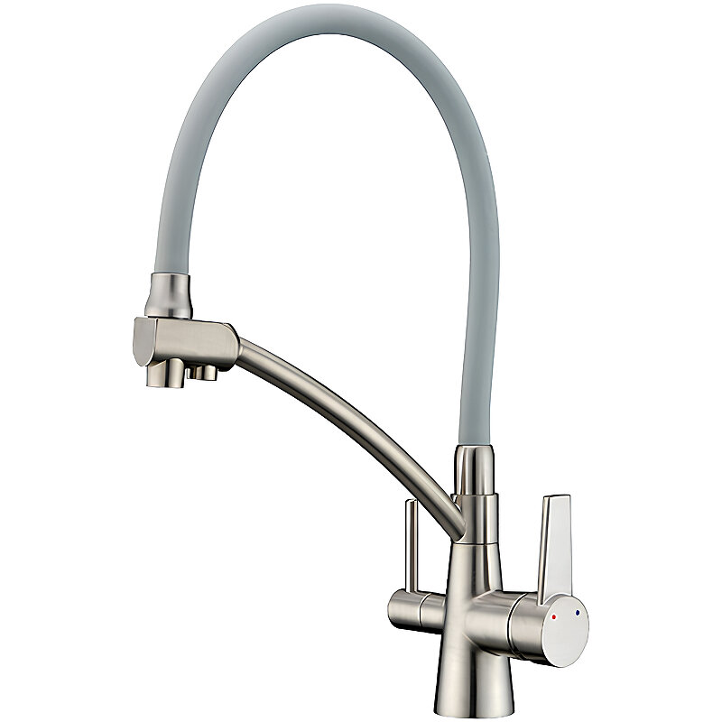 Смеситель для кухни Frap 4398G (534513) сатин - фото №3