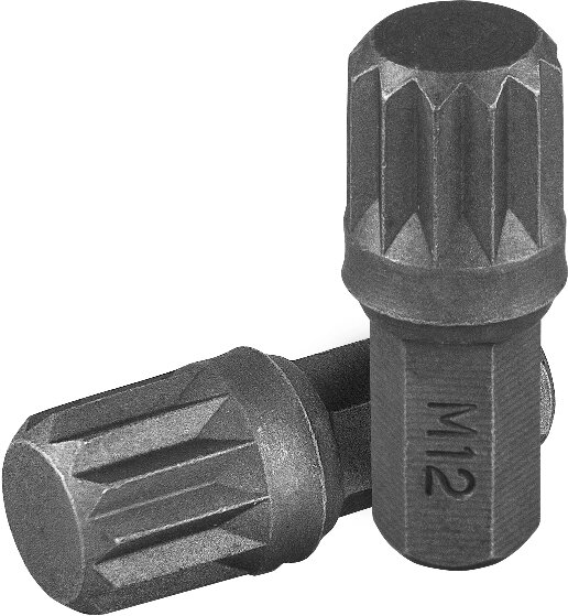 Вставка-бита 5/16 DR SPLINE, M12, 30 мм Ombra 556712