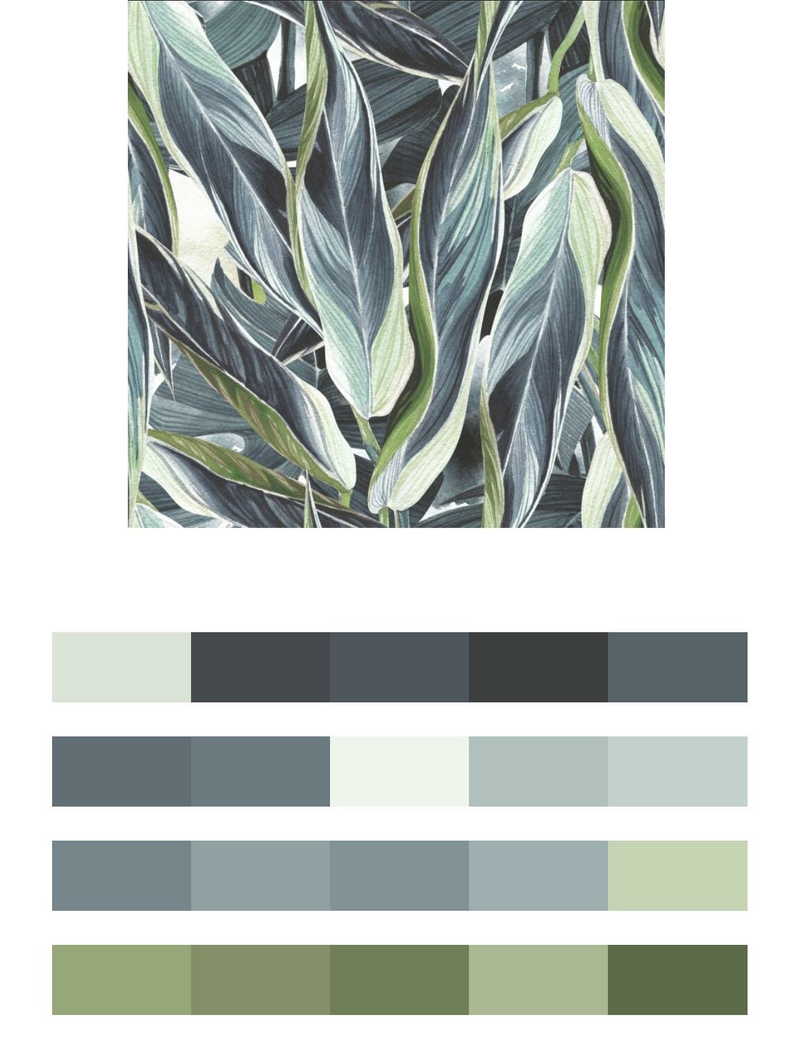 Фотообои Зелёные листья хосты 275x275 (ВхШ), бесшовные, флизелиновые, MasterFresok арт 9-1664 - фотография № 5
