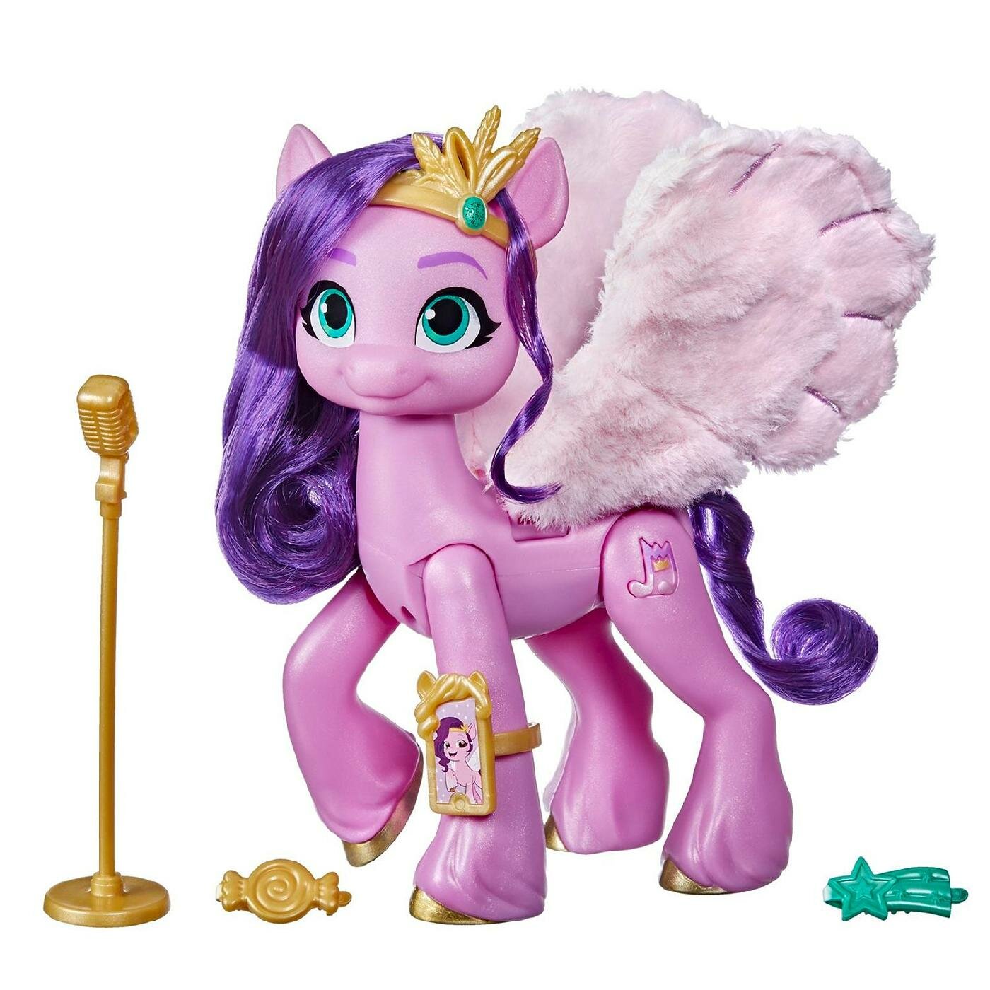 Hasbro Фигурка Hasbro My Little Pony Поющая принцесса Petals 15 см F1796