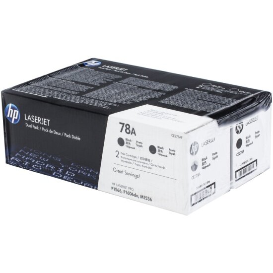 Картридж HP CE278AF LJ P1566/P1606dn двойной