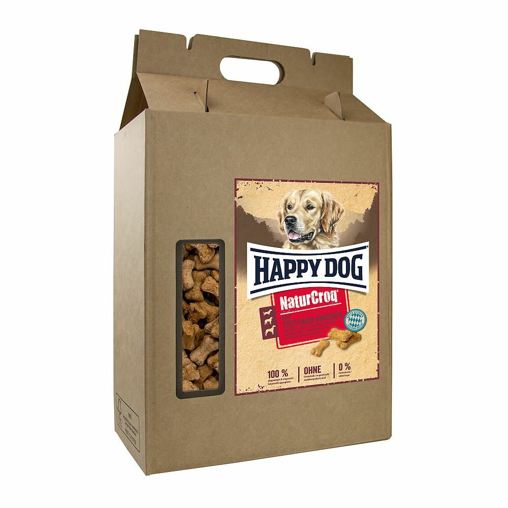 Лакомства для собак Happy Dog NaturCroq Mini Bones Turkey 5 кг