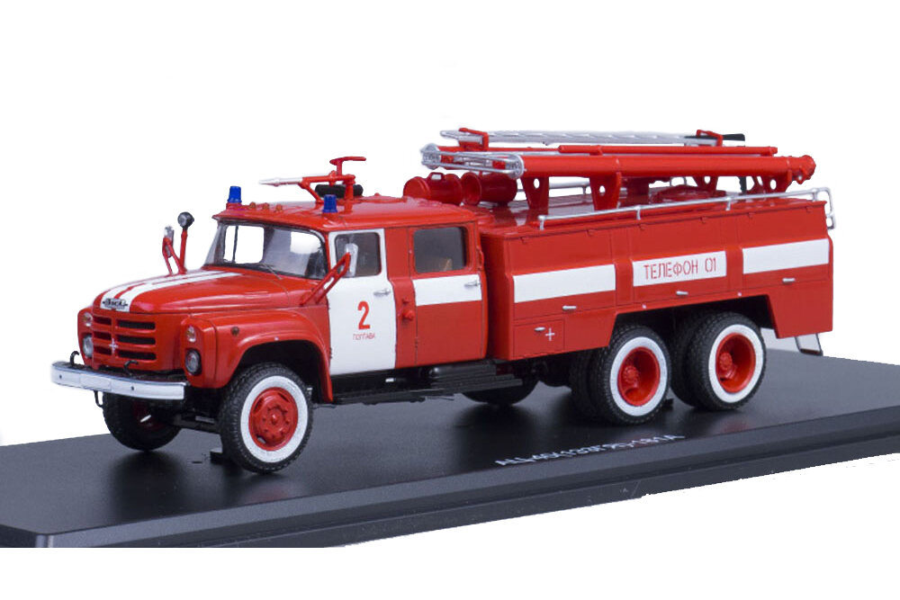 ZIL 133GYA FIRE ENGINE AC-40 POLTAVA | ЗИЛ 133ГЯ АЦ-40 ПОЛТАВА-2 - фотография № 1