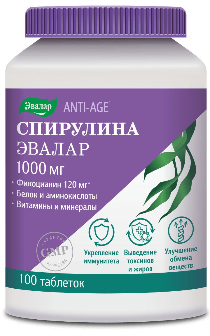 Anti-Age Спирулина таб.