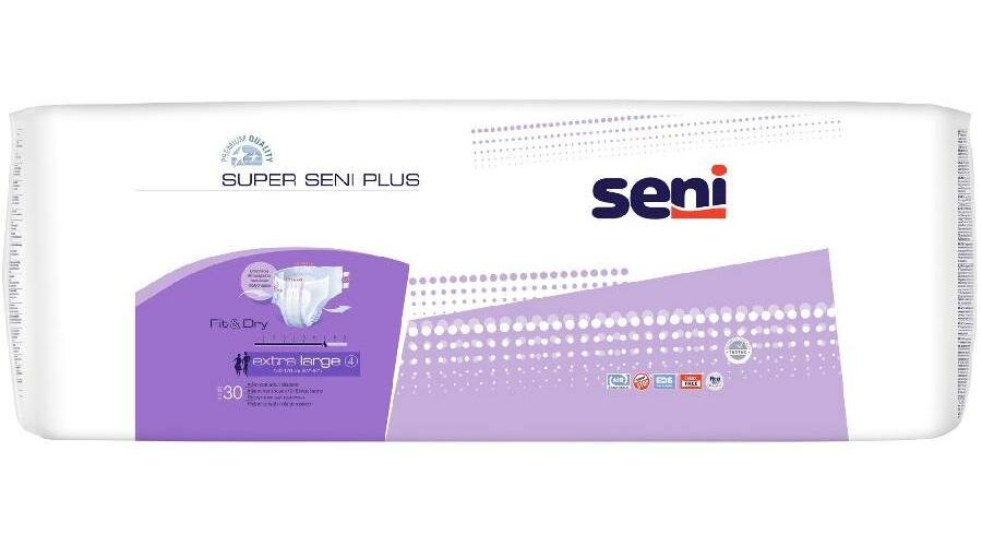 Seni Super Plus, подгузники для взрослых (XL), 30 шт.