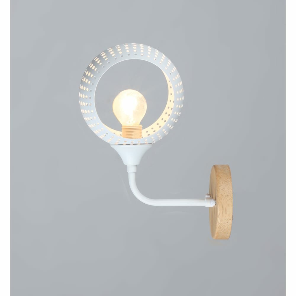 фото Мелодия Света Потолочная люстра SL7917-1W WT+Wood 000060414