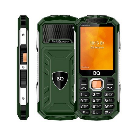 Мобильные телефоны BQ 2819 Tank Quattro Green