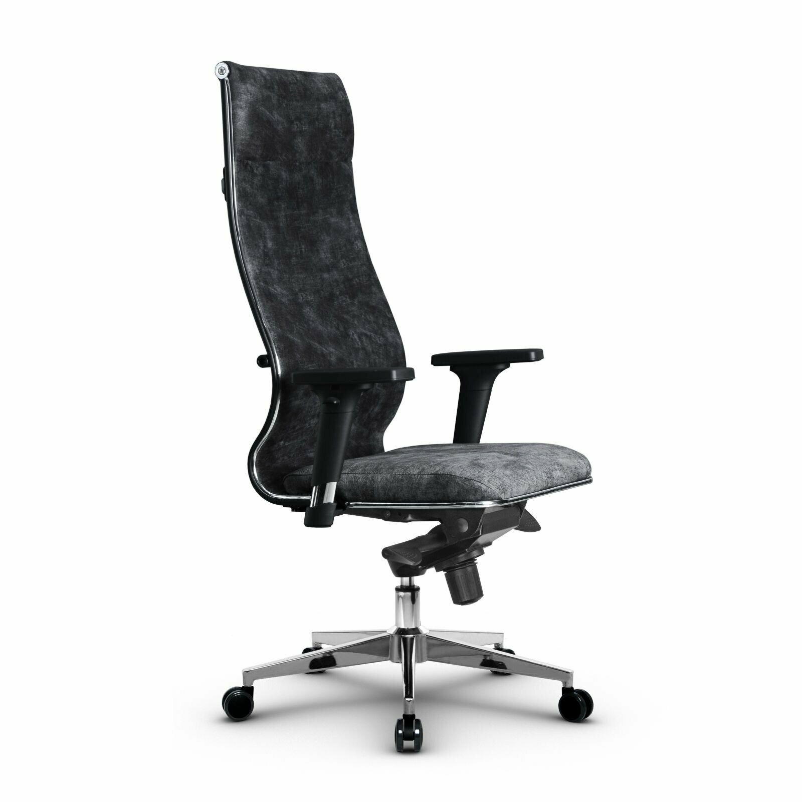 Компьютерное офисное кресло Metta L 1m 42/2D, мультиблок без слайдера, осн. 17841, Темно-серое - фотография № 2