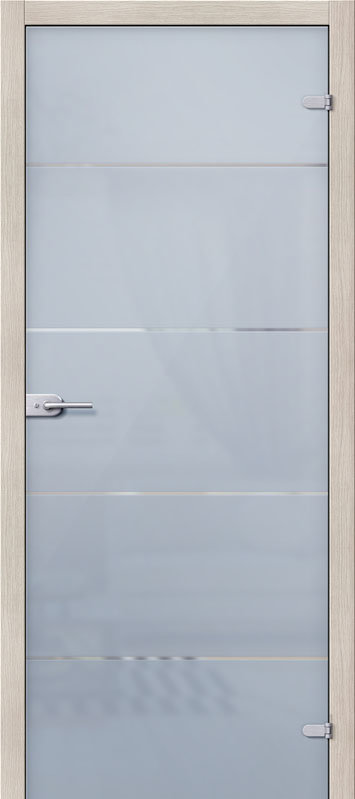 Межкомнатная дверь Браво Диана Белое Сатинато стеклянная, Стеклянная / 700x2000 / Полотно