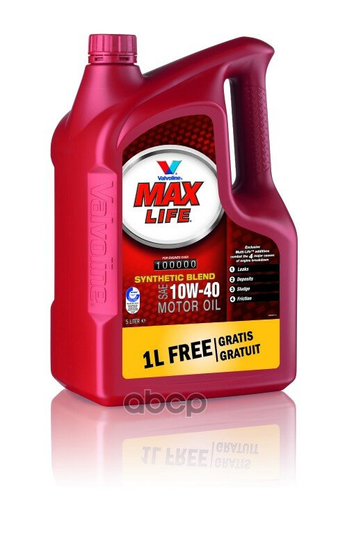 Valvoline Valvoline^872327 Моторное Масло Valvoline Maxlife Sae 10w-40 (5л)