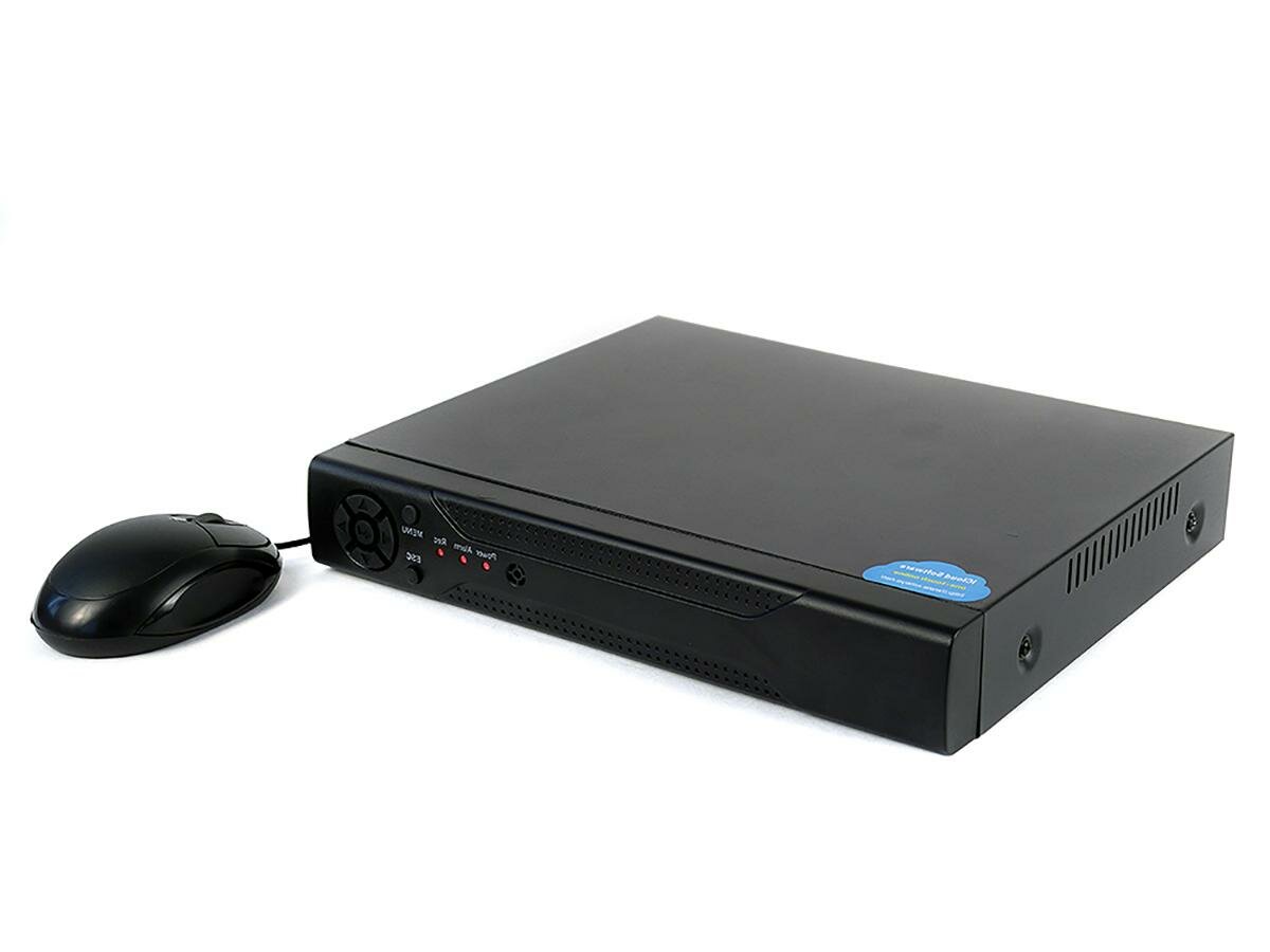 Четырех канальный гибридный видеорегистратор SKY-2604-5M с поддержкой камер 5mp (ahd видеорегистратор hd tvi регистратор) в подарочной упаковке