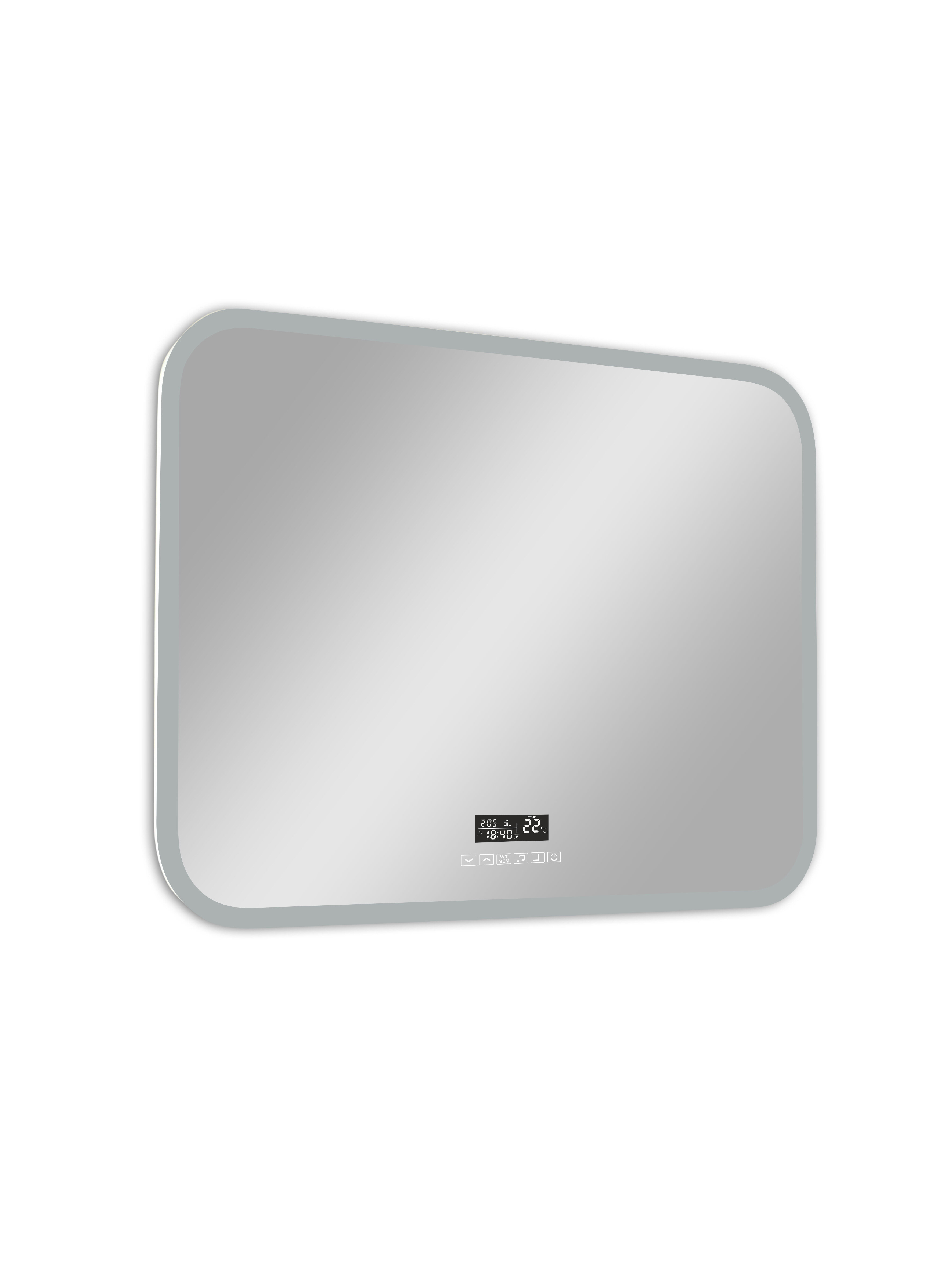 Зеркало "Demure LED" с многофункциональной панелью 800x600 - фотография № 7