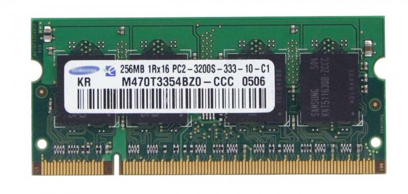Оперативная память Samsung M470T3354BZ0-CCC DDRII 256Mb