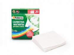 Набор из 3 штук Салфетки-магниты для стирки PATERRA 30шт микс цветное и белое одновременно, в упаковке