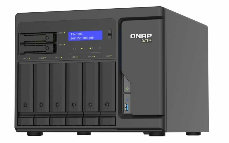 QNAP TS-h886-D1602-8G NAS сервер сетевое хранилище