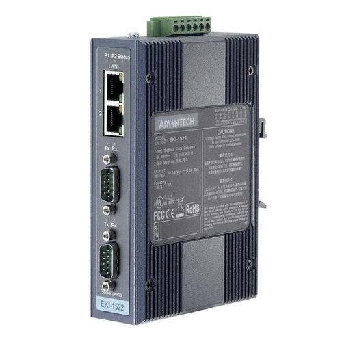 Модуль интерфейсный EKI-1522I-CE Интерфейсный модуль 2 порта 10/100Base-T, 2 порта RS-232/422/485, -40.+75C Advantech
