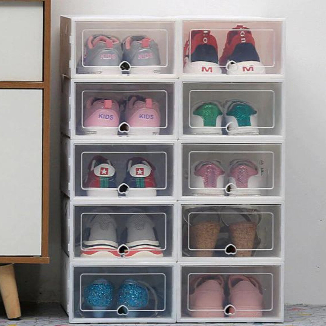 Набор коробок для хранения обуви (6шт) - фотография № 4
