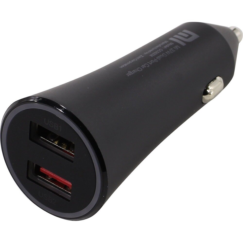 Xiaomi Mi 37W Dual-Port Car Charger, черный