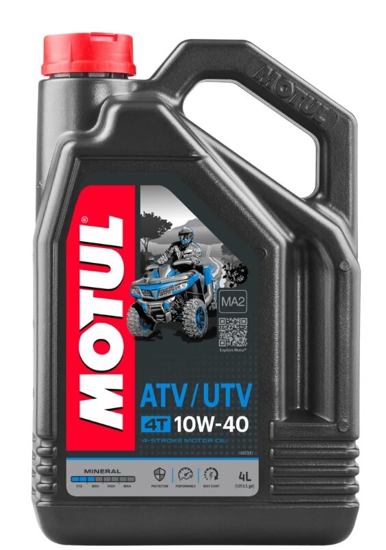 Минеральное моторное масло Motul ATV-UTV 4T 10W40