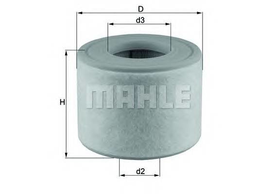 Воздушный фильтр mahle original LX2607/2 вставка