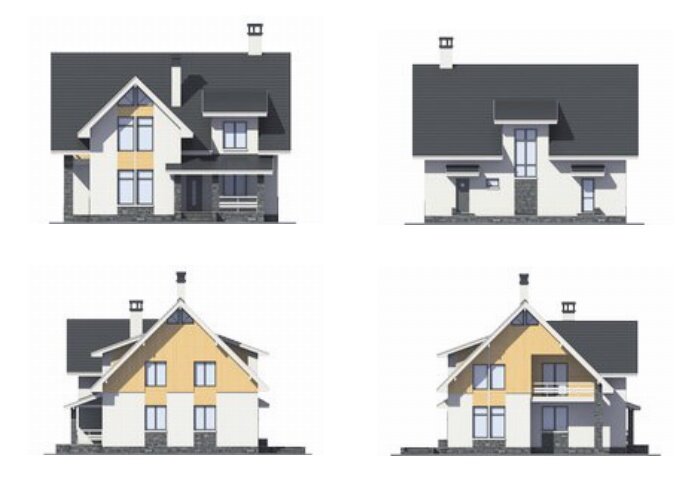 Проект дома Plans-56-14 (175 кв.м, газобетон, кирпич) - фотография № 3