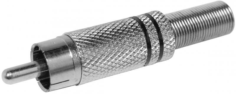 фото Разъём штекер RCA металл под винт