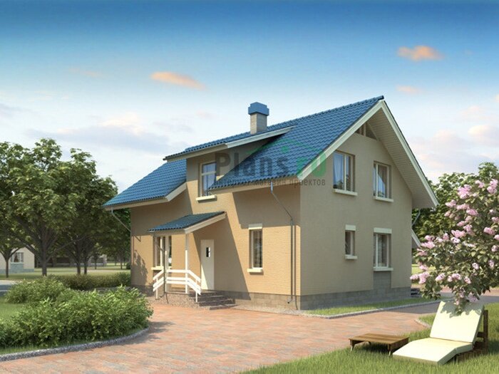 Проект дома Plans-53-35 (133 кв.м, газобетон) - фотография № 1