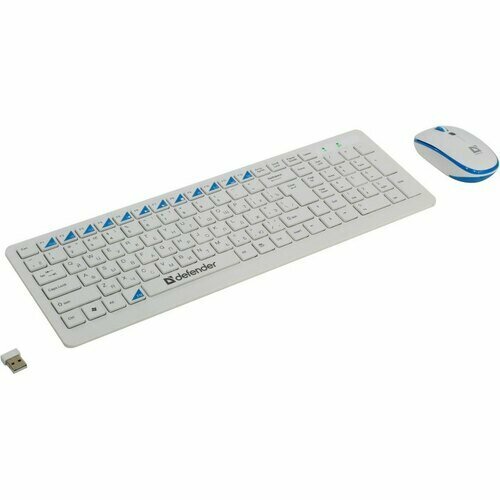 Комплект клавиатура и мышь Defender Skyline 895 Nano