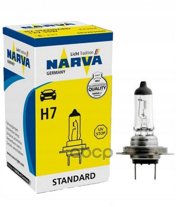 Лампа H7 12V 55W (1 Шт В Блистере) Narva арт. 48328 4000