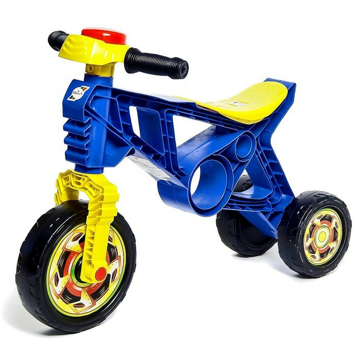 Толокары Orion Toys Каталка-мотоцикл трехколёсный, цвет синий