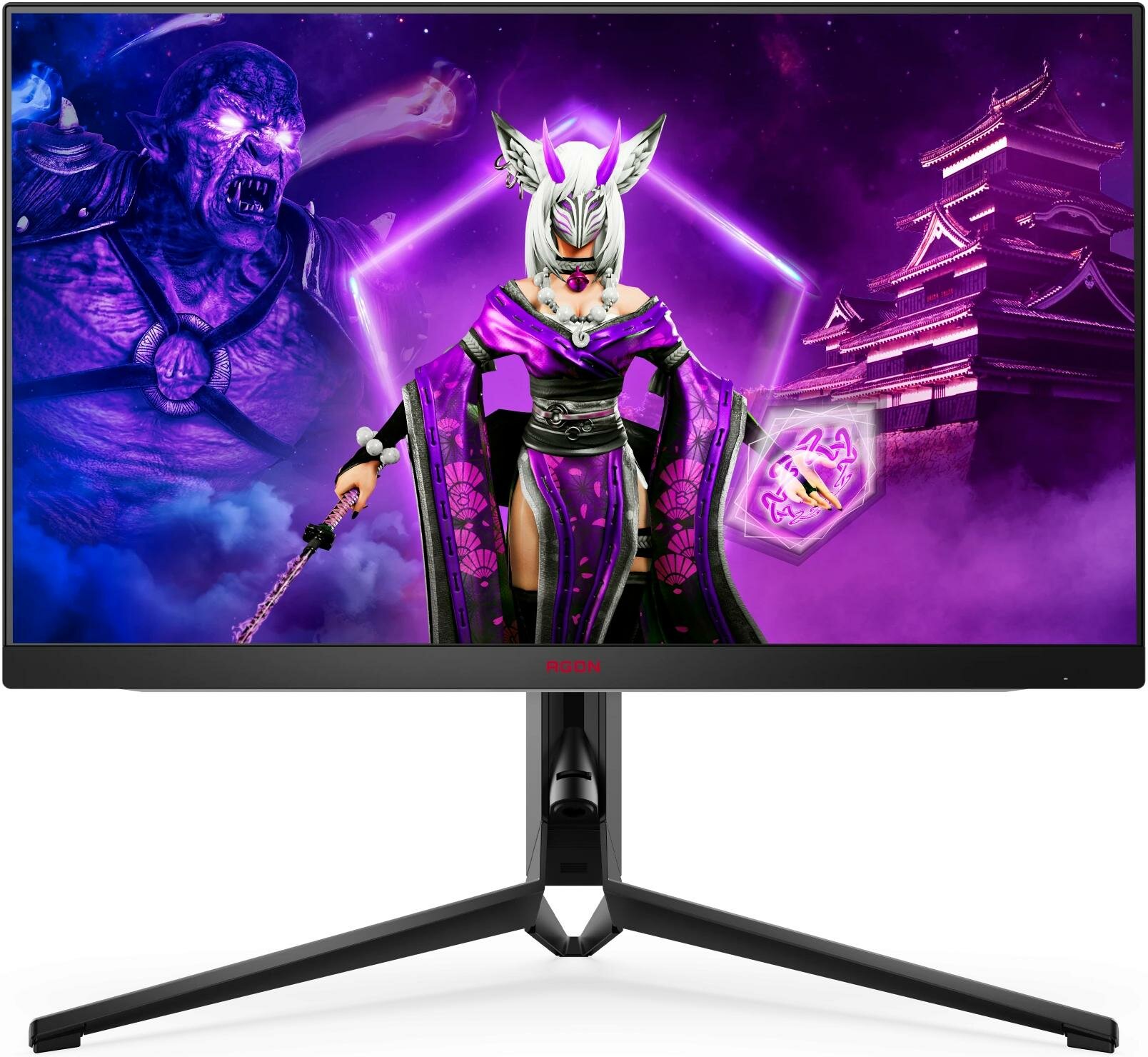 Монитор 27" AOC AG274FZ Black (IPS, 1920x1080, 260Hz, HDR400, 1 ms, 178°/178°, 400 cd/m, 80M:1, +2xHDMI 2.0