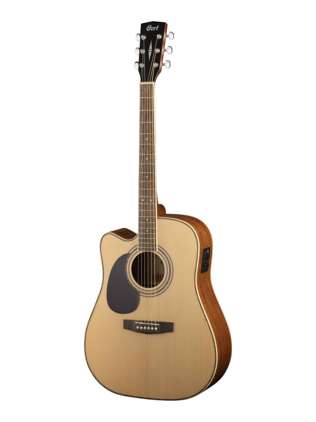 AD880CE-LH-NS Standard Series Электро-акустическая гитара леворукая с вырезом Cort