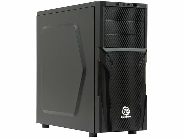 Корпус Thermaltake Корпус Miditower Thermaltake Versa H21 CA-1B2-00M1NN-00, ATX, черный (без БП)