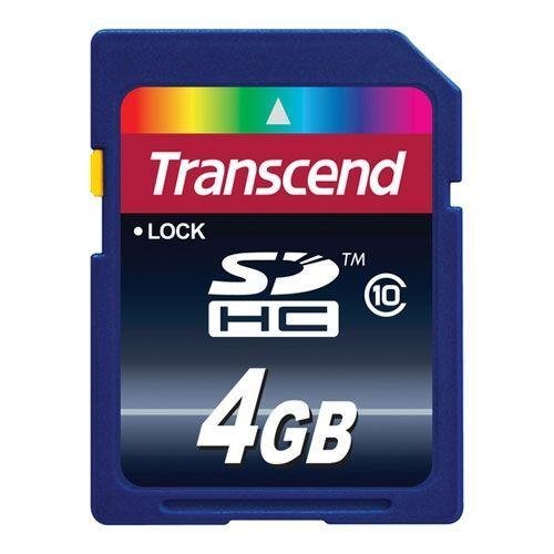 Карта памяти SDHC Transcend 4Gb 300S 20MB/s TS4GSDC300S, 1шт.