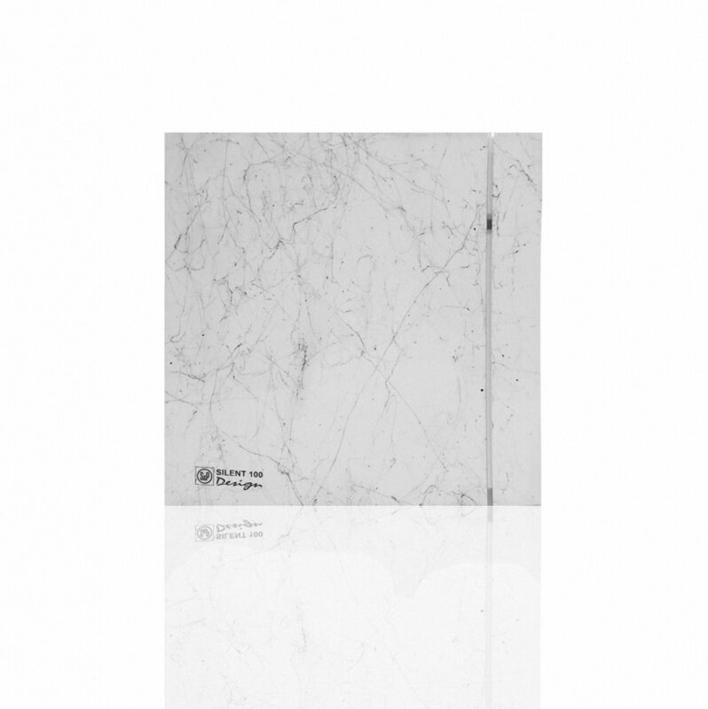 Вентилятор накладной Soler & Palau Silent 100 CHZ Design ECOWATT Marble White (таймер, датчик влажности)