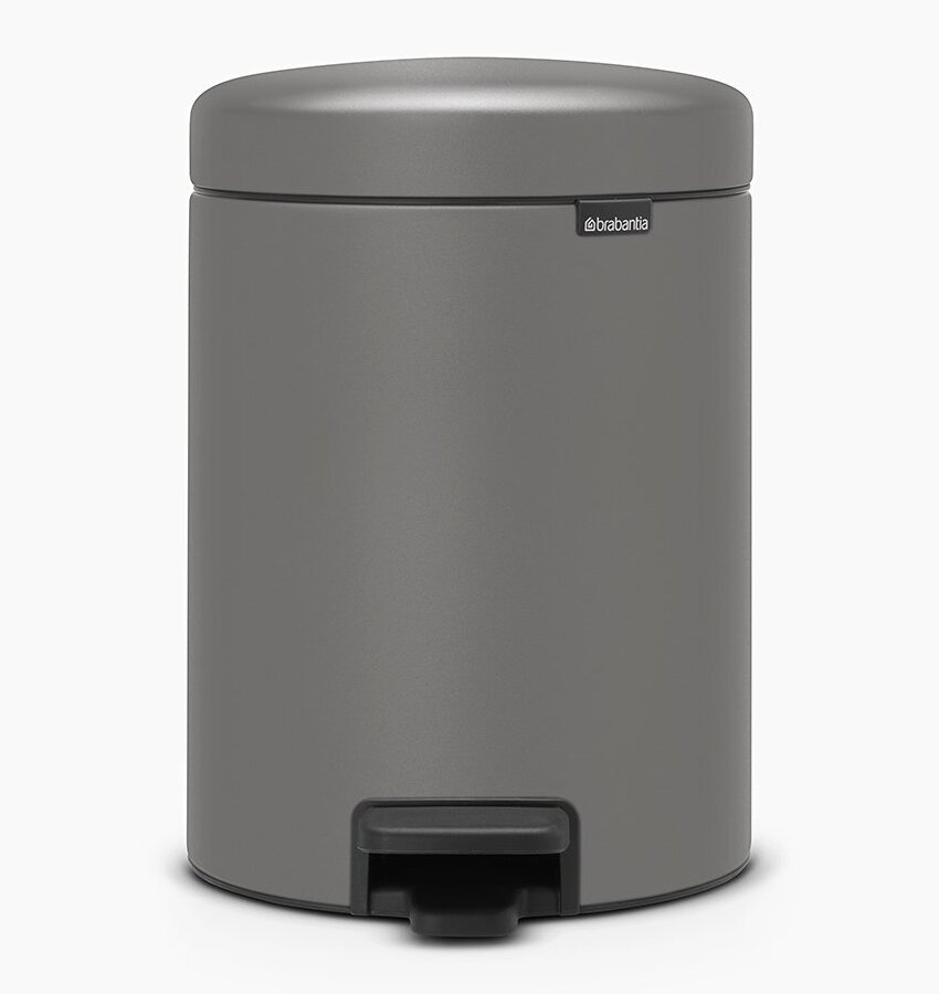 Мусорный бак Brabantia NewIcon, 5л, минерально-серый 126284