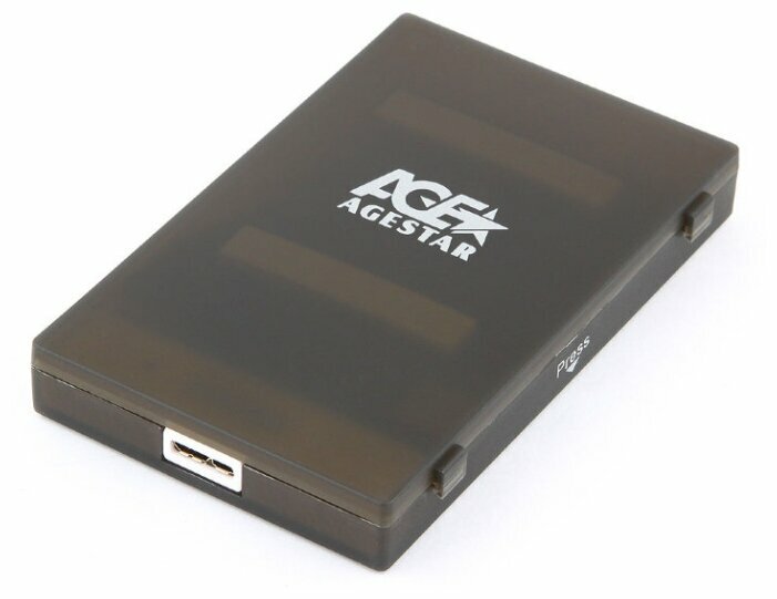 Agestar Контейнер Agestar 3UBCP1-6G для 2.5 SATA HDD, черный (USB3.0) (ret)