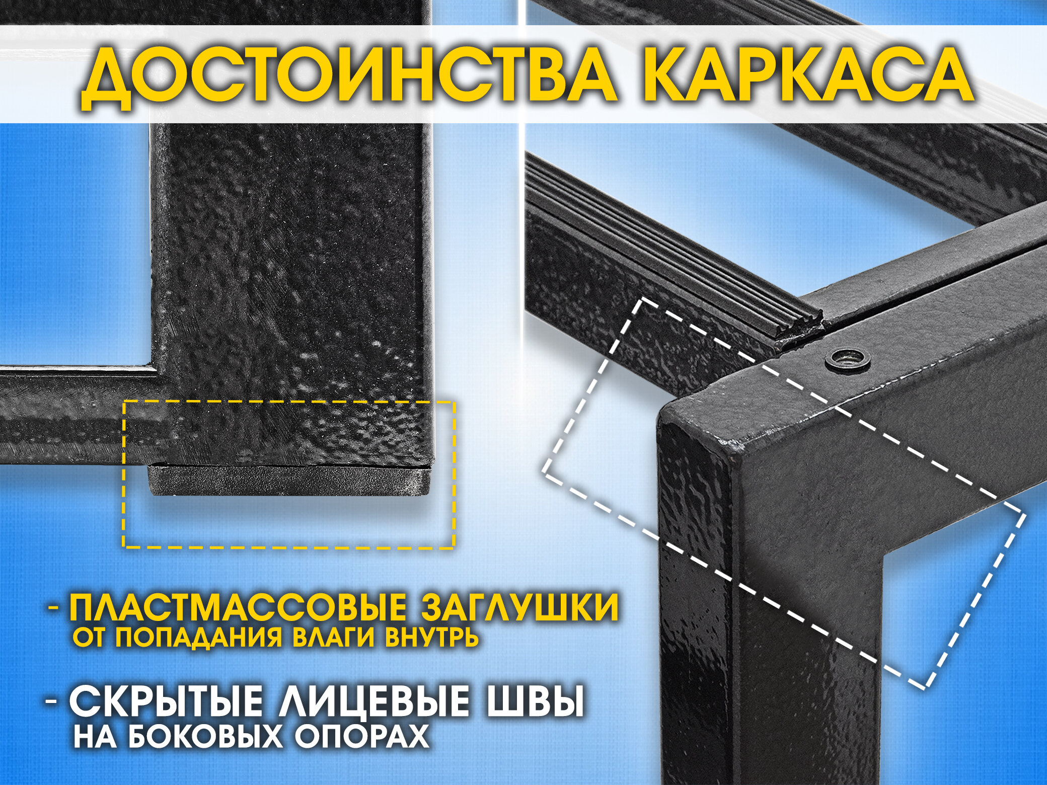 Каскад-3 ДПК. Крыльцо приставное разборное. 3 ступени. Лестница уличная, ступени для входа на металлическом каркасе. Для дома, дачи, магазина. - фотография № 6