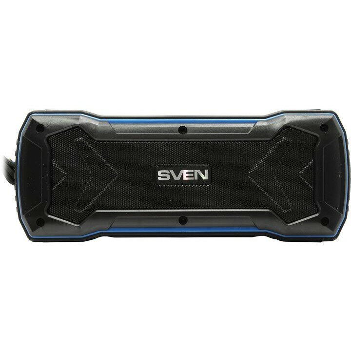 Sven PS-220, черный-синий SV-016470 10 Вт, Bluetooth, USB, microSD, FM-тюнер