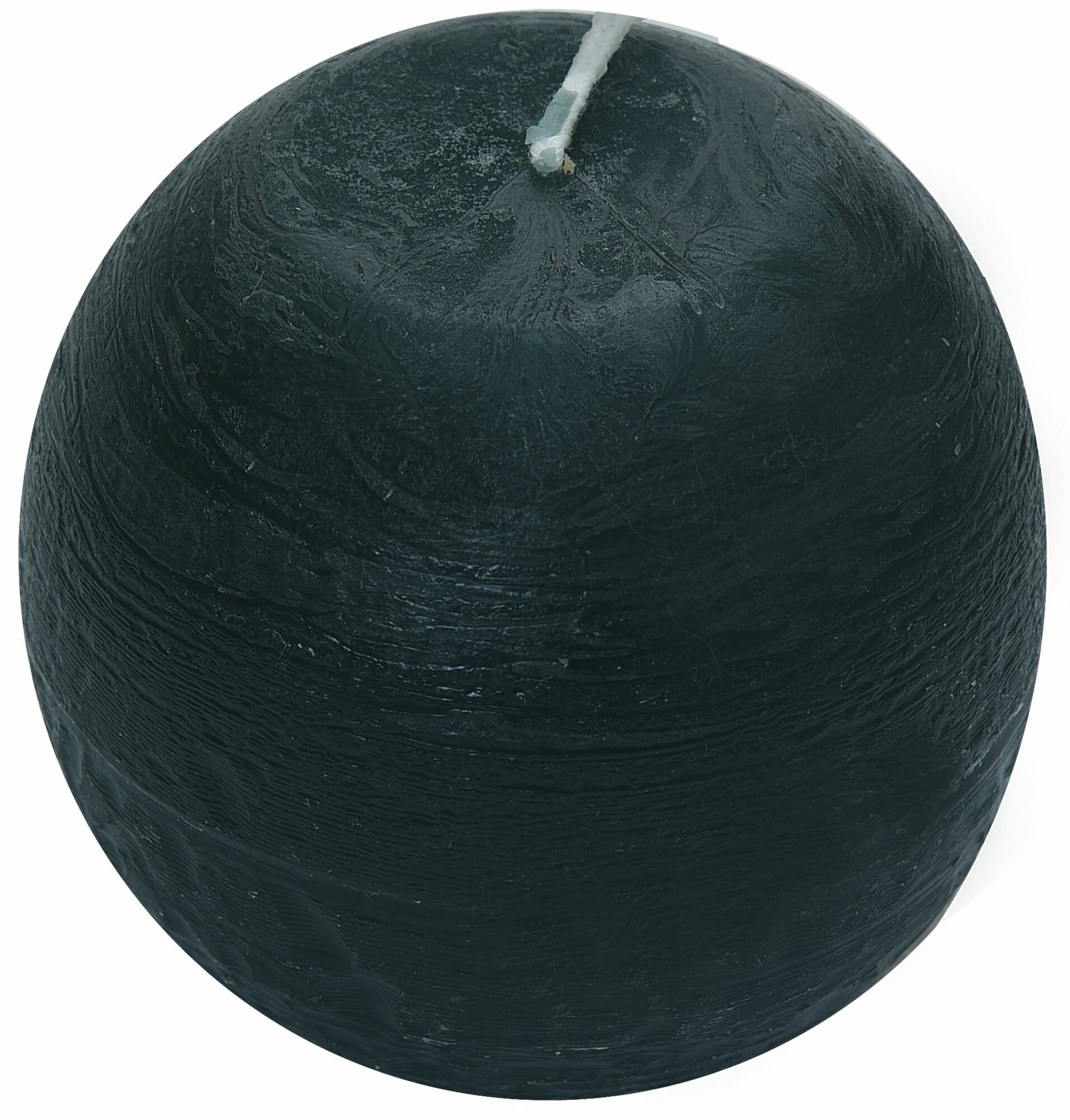 Свеча-шар Рустик 8 см цвет тёмно-зелёный