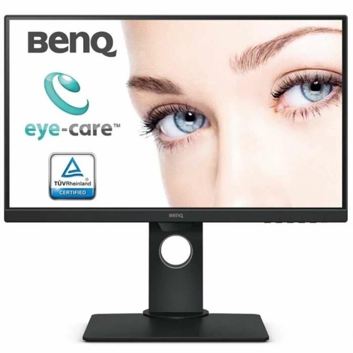 Монитор BENQ 23,8" GW2480T IPS LED 1920x1080 5ms 16:9 250 cd/m2 3000:1 12M:1 178/178 D-sub HDMI DP Flicker-free HAS Pivot Tilt Swivel Speaker Black ( 9H.LHWLA.TPE,дисплей ЖК, LCD, Full HD , VGA )