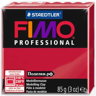   Fimo Professional 8004-29 carmine 85 .,   1 .