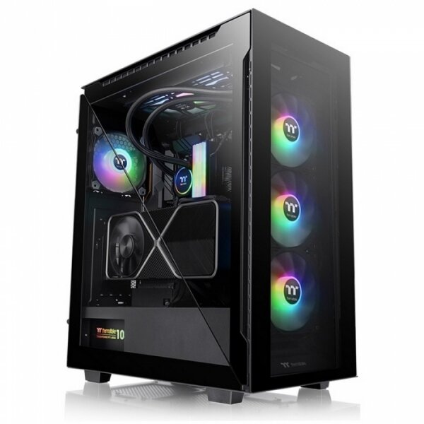 Корпус Thermaltake Divider 500 TG ARGB, ATX, без БП, черный (CA-1T4-00M1WN-01)